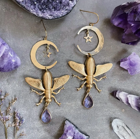 Magical Moth Earrings