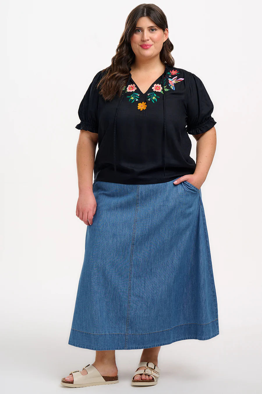 Spring Hummingbird Top