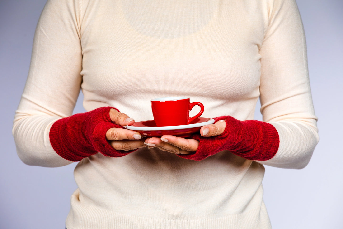 Cashmere Fingerless Gloves