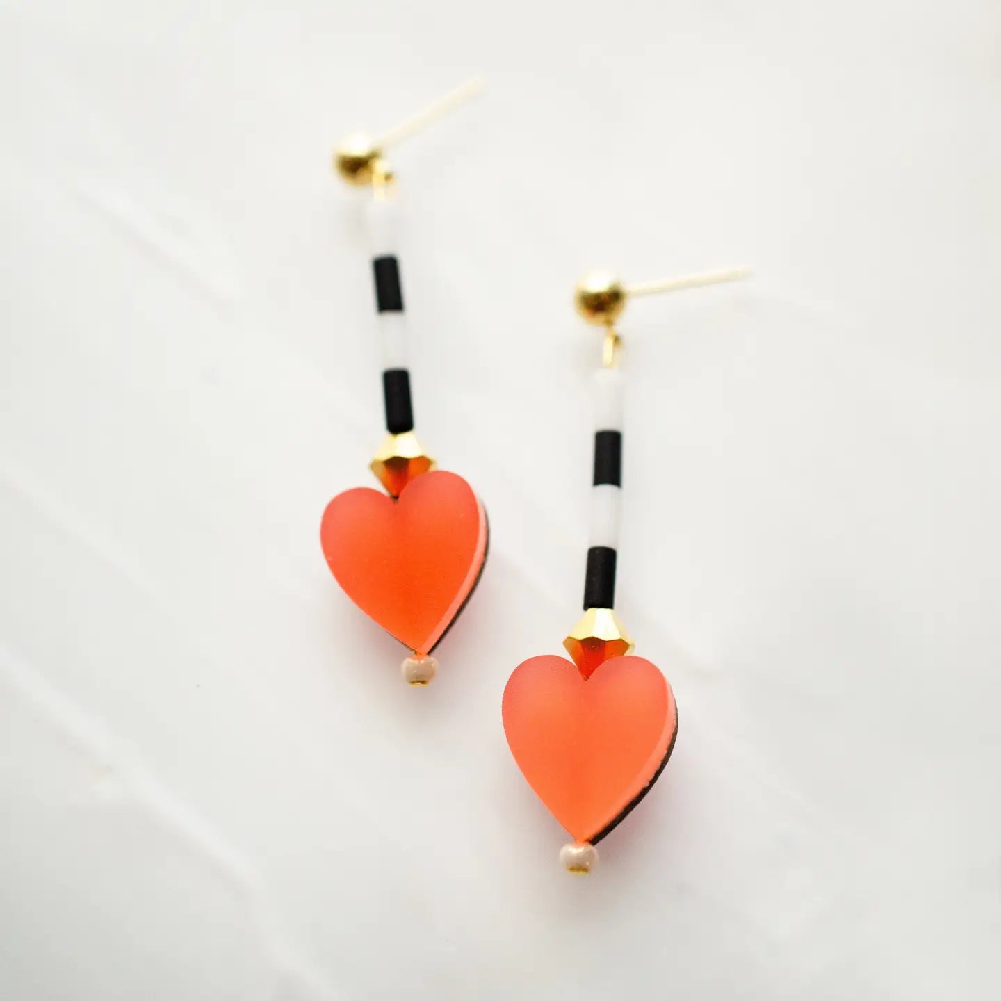 Heart Charm Earrings