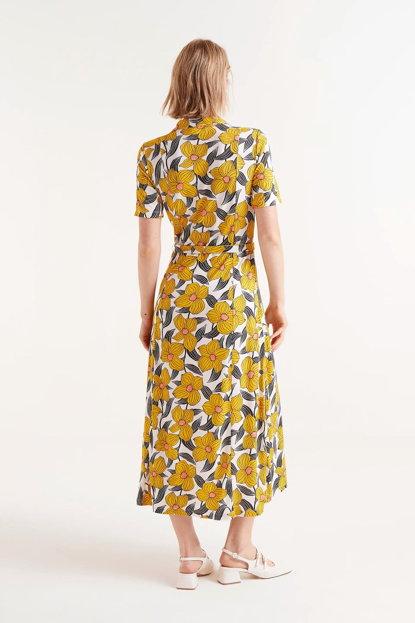 Pretty Yellow Flowers Dress