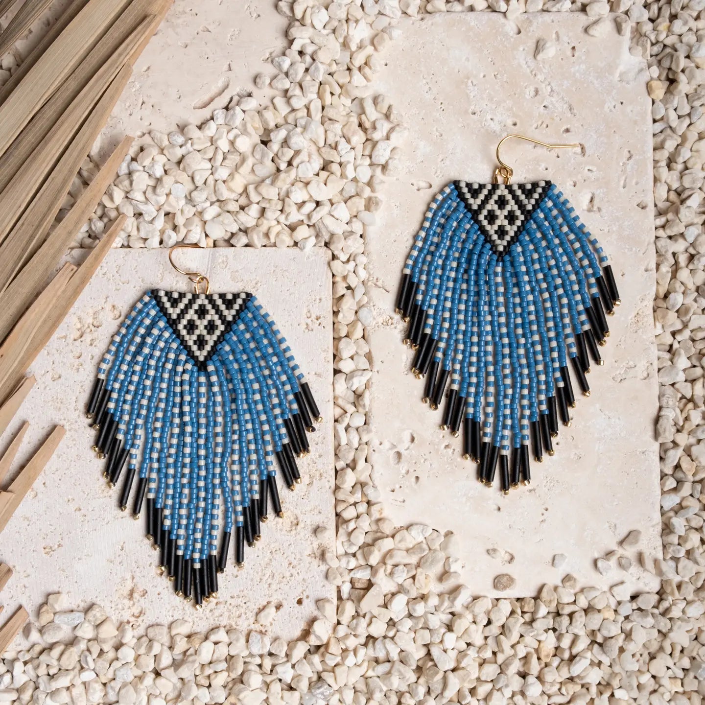 Beaded Tassle Earrings