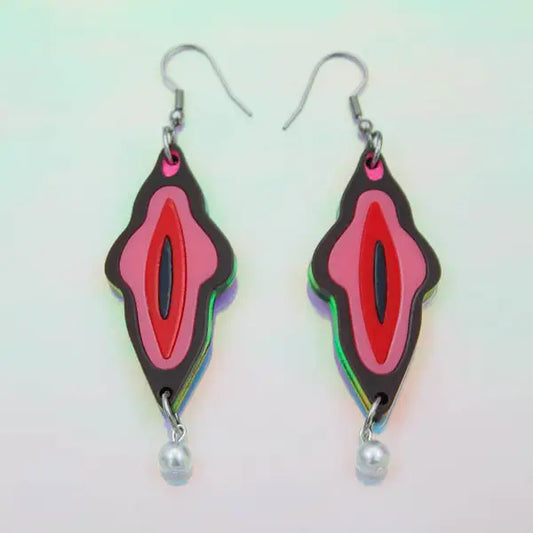 Vagina Earrings