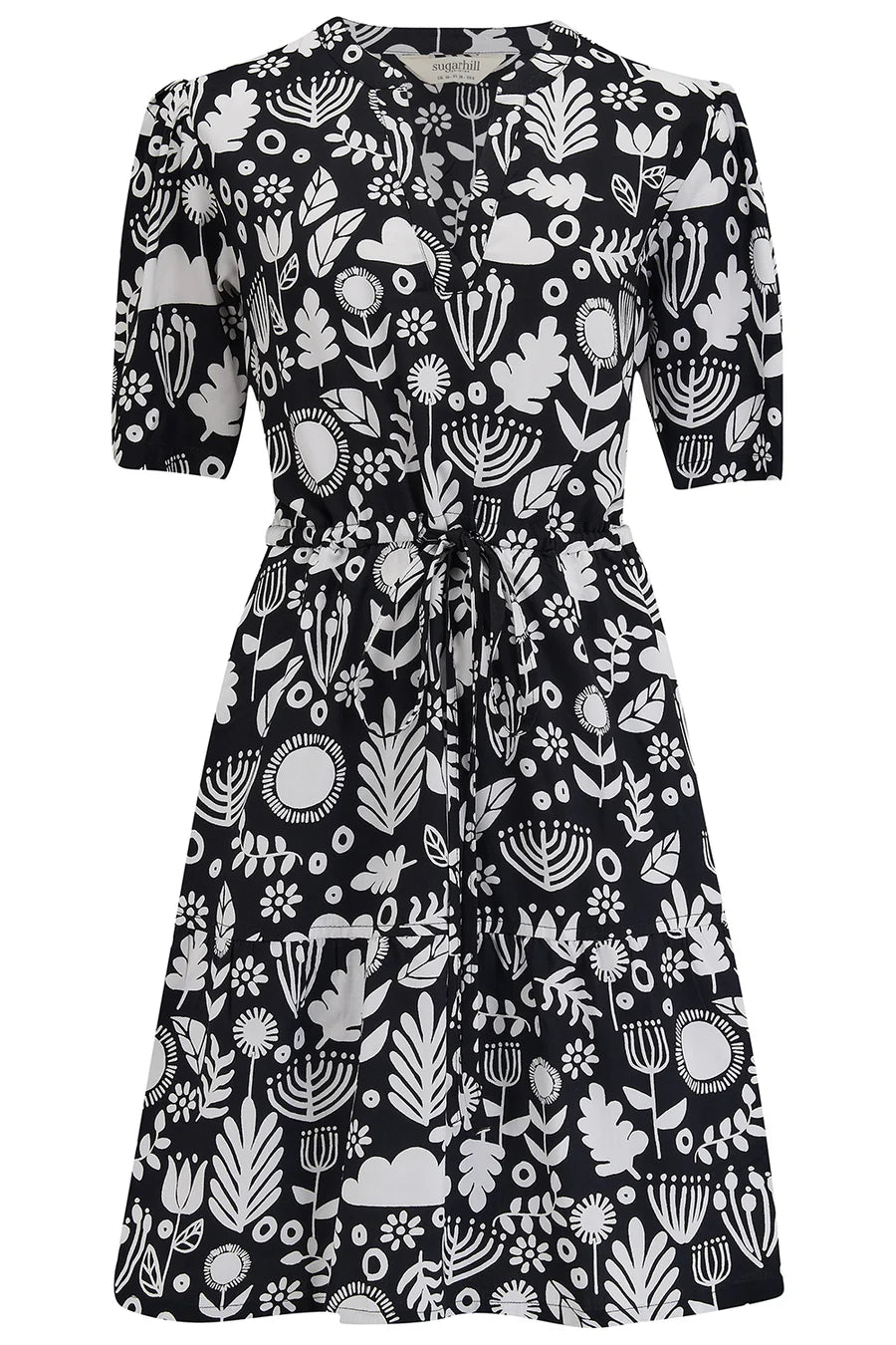 Botanical Babydoll Dress