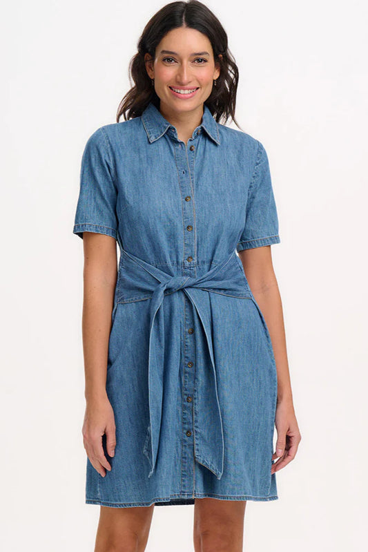 Denim Tie Dress