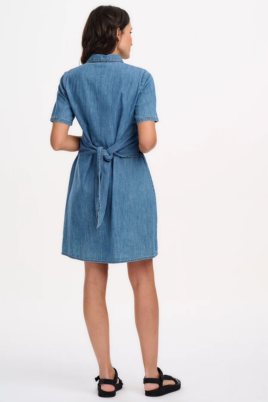 Denim Tie Dress