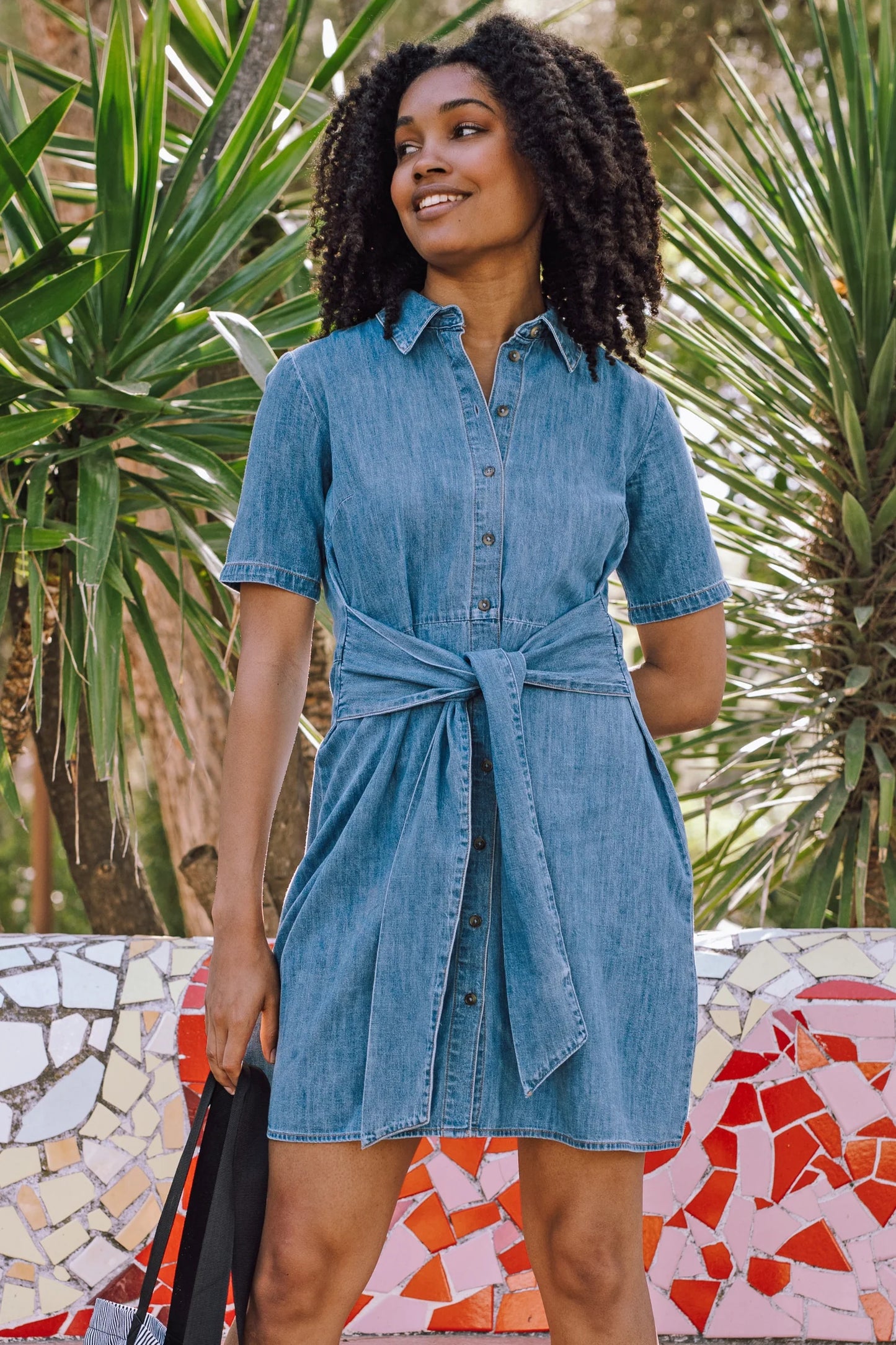 Denim Tie Dress