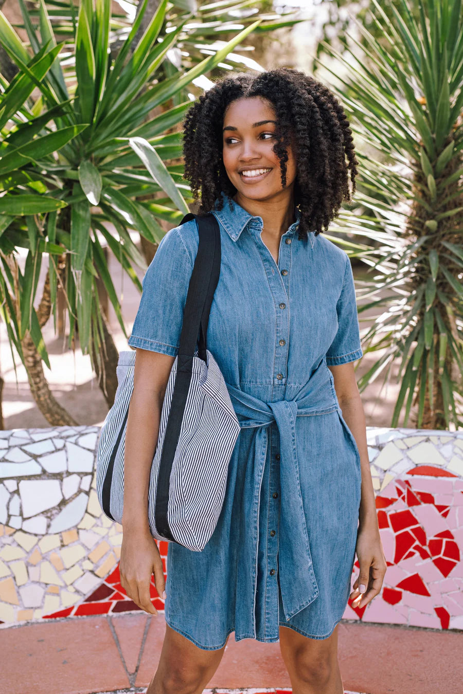 Denim Tie Dress