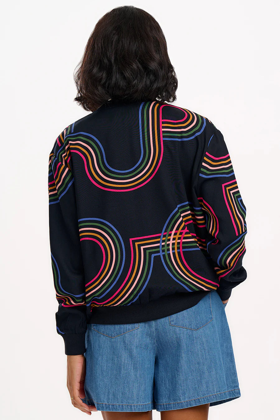 Summer Swirl Bomber Jacket
