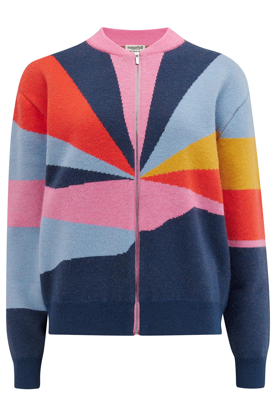 Solana Sunset Sweater Bomber Jacket