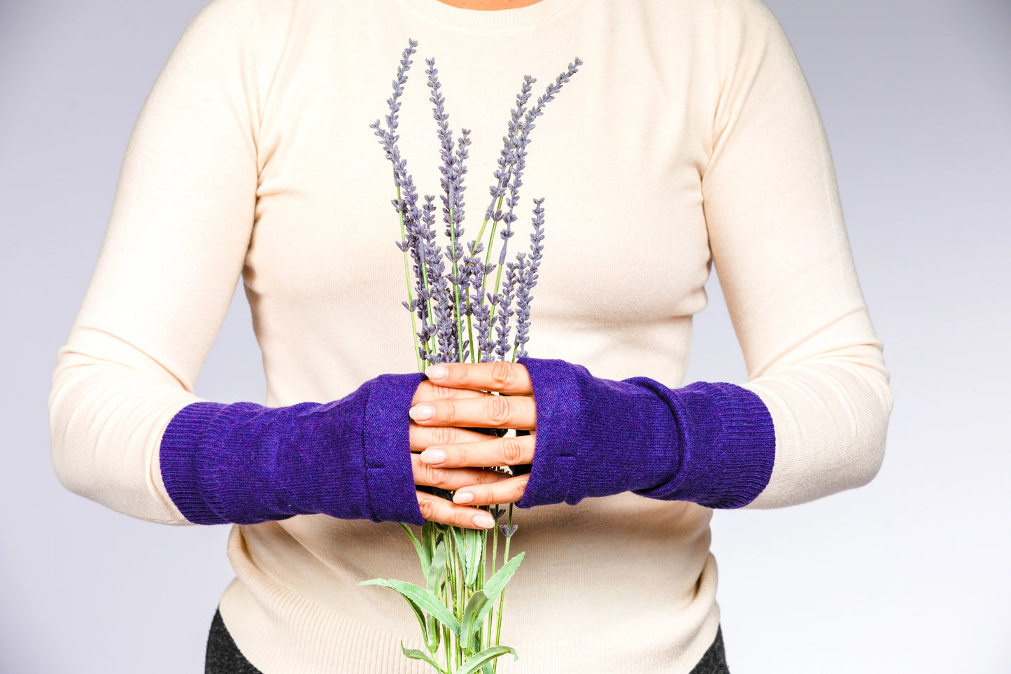 Cashmere Fingerless Gloves