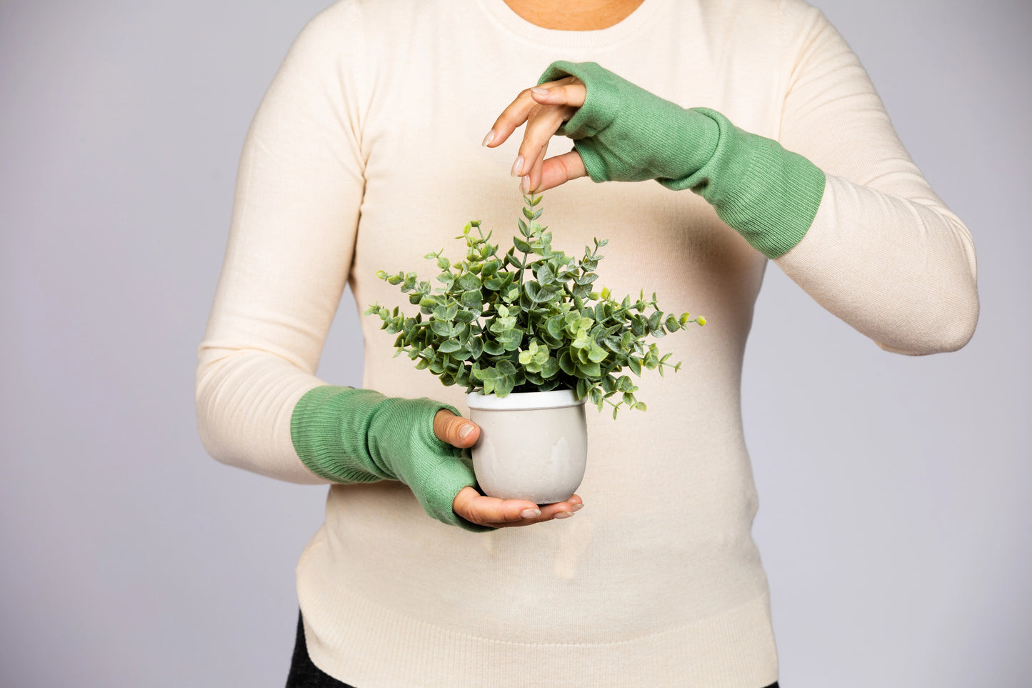 Cashmere Fingerless Gloves