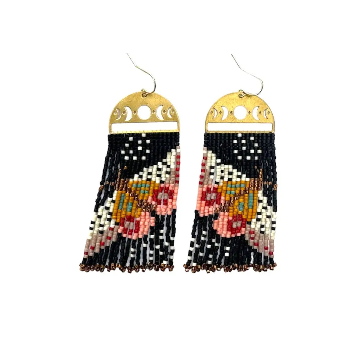 Moth Fringe Earrings